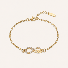 Infinity Glow Gold Bracelet
