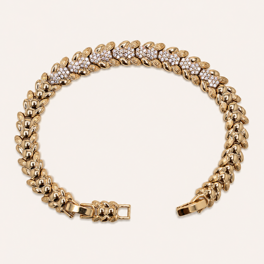 Golden Petal Luxe Bracelet