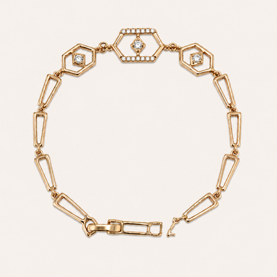 GeoSpark Gold Bracelet