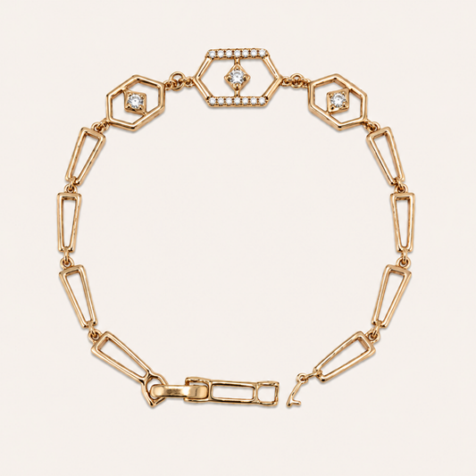 GeoSpark Gold Bracelet