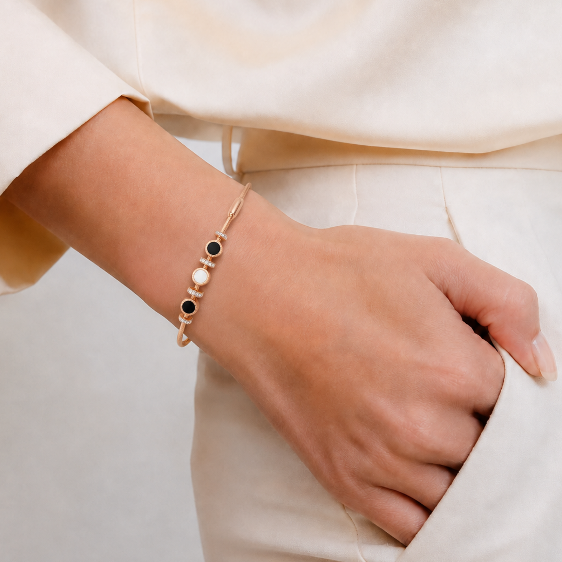 Enamel & Crystal Accent