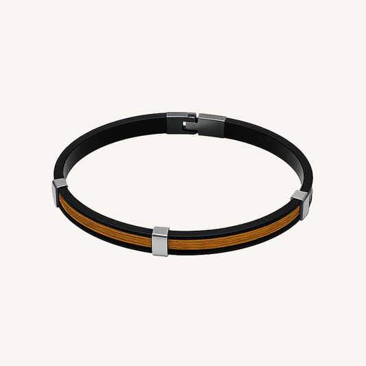 Men's Leather Accent