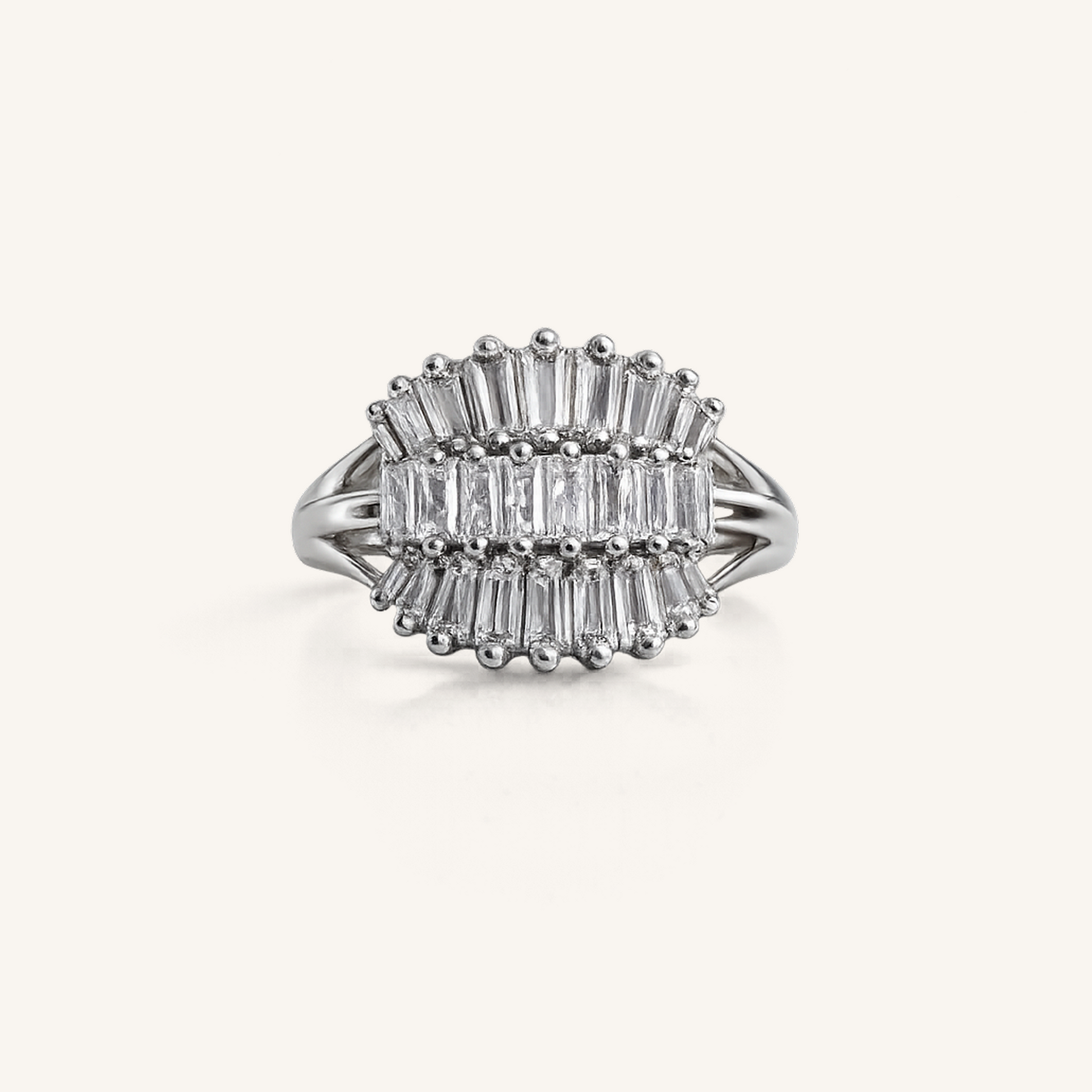 Art Deco Geometric Baguette