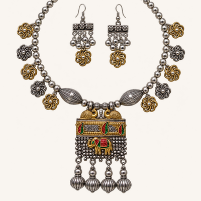 Royal Silver Heritage Necklace