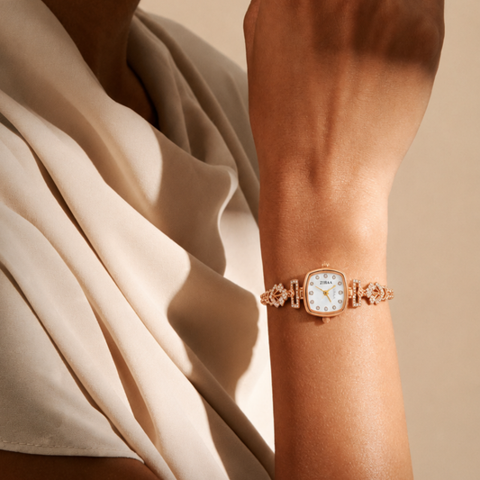 Rose Gold Crystal Cluster Belt