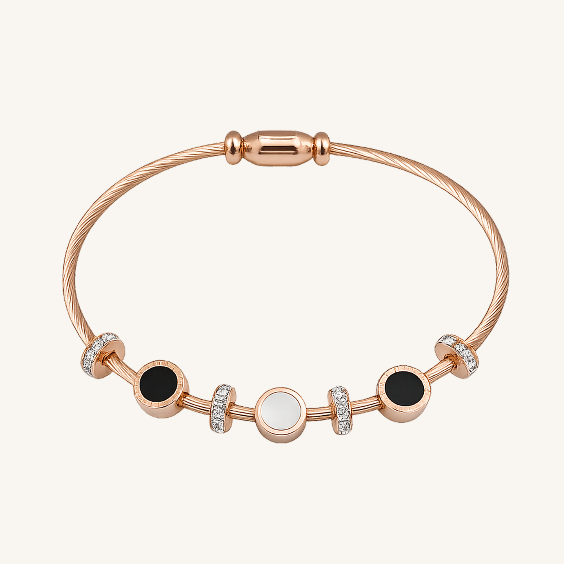 Enamel & Crystal Accent