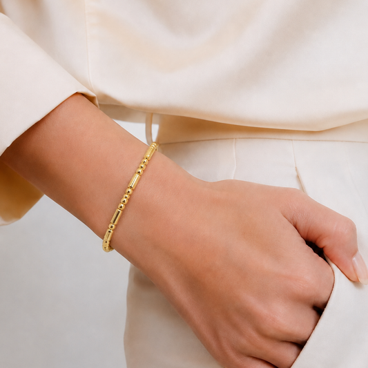 Textured Beaded Band