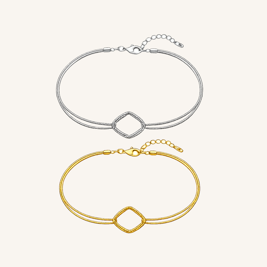 Interlinked Circle & Layered Chain