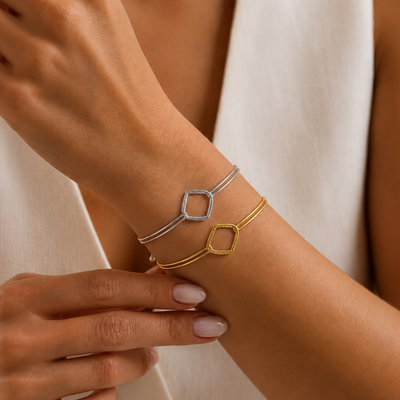 Interlinked Circle & Layered Chain