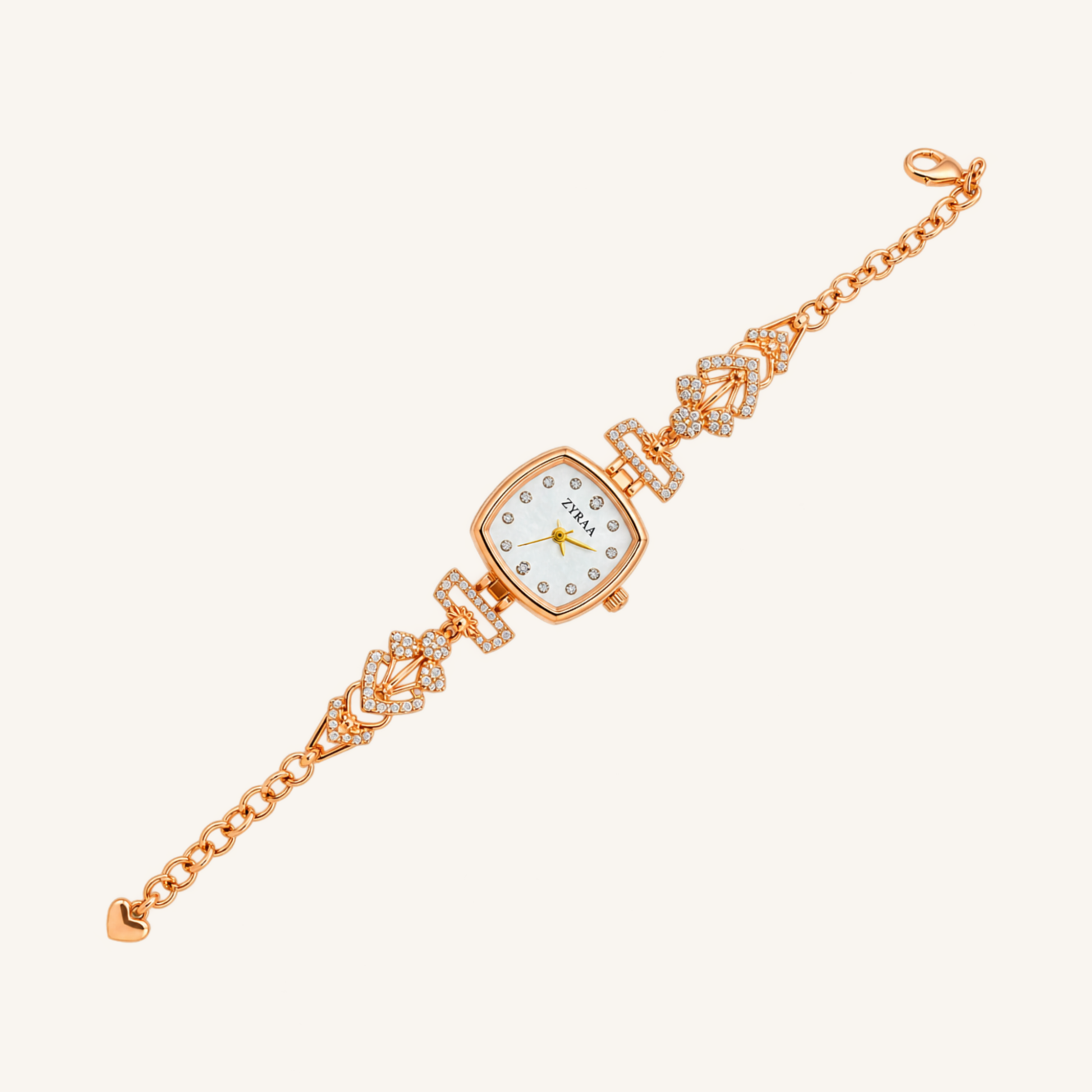 Rose Gold Crystal Cluster Belt