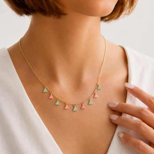 Pearl Drop & Crystal Pendant