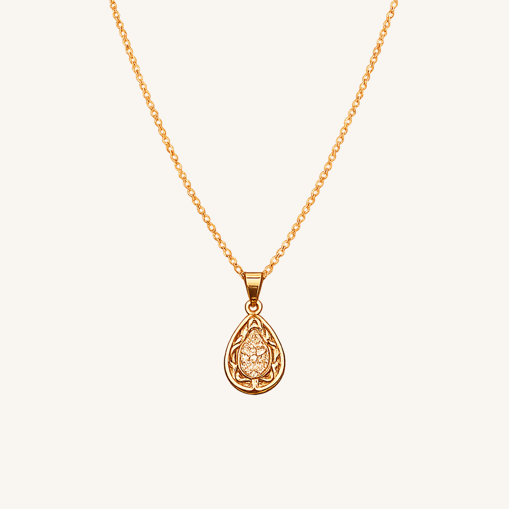 Teardrop Crystal Pendant