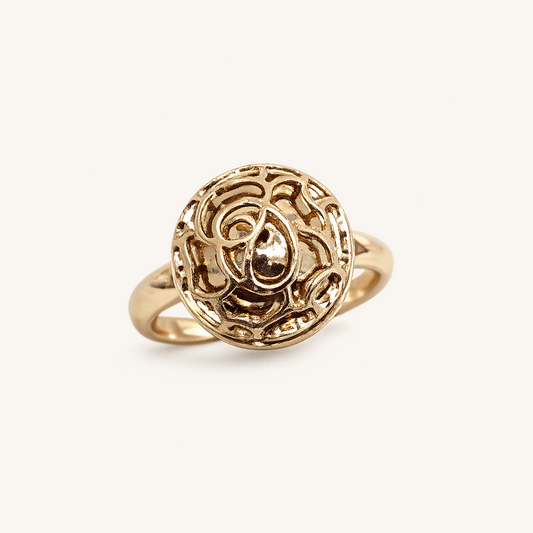 Rose Gold Floral Diamond