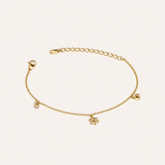 Daisy Chain Gold Bracelet