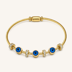 Evil Eye Charm & Crystal