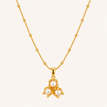 Gold-Tone Trinity Pearl Necklace
