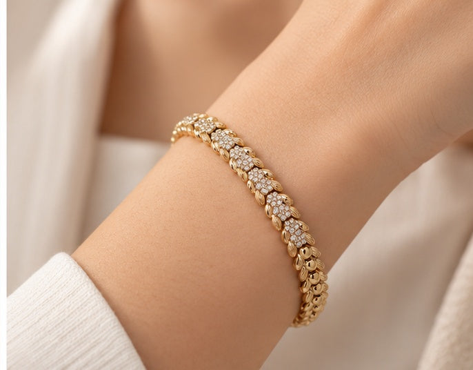 Golden Bloom Bracelet