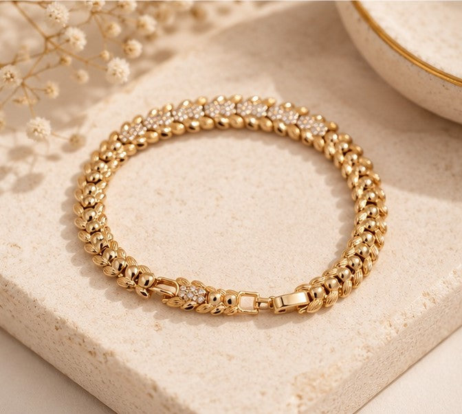 Golden Bloom Bracelet