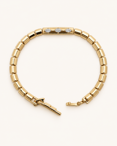 Gold-Tone Golden Trio Bracelet
