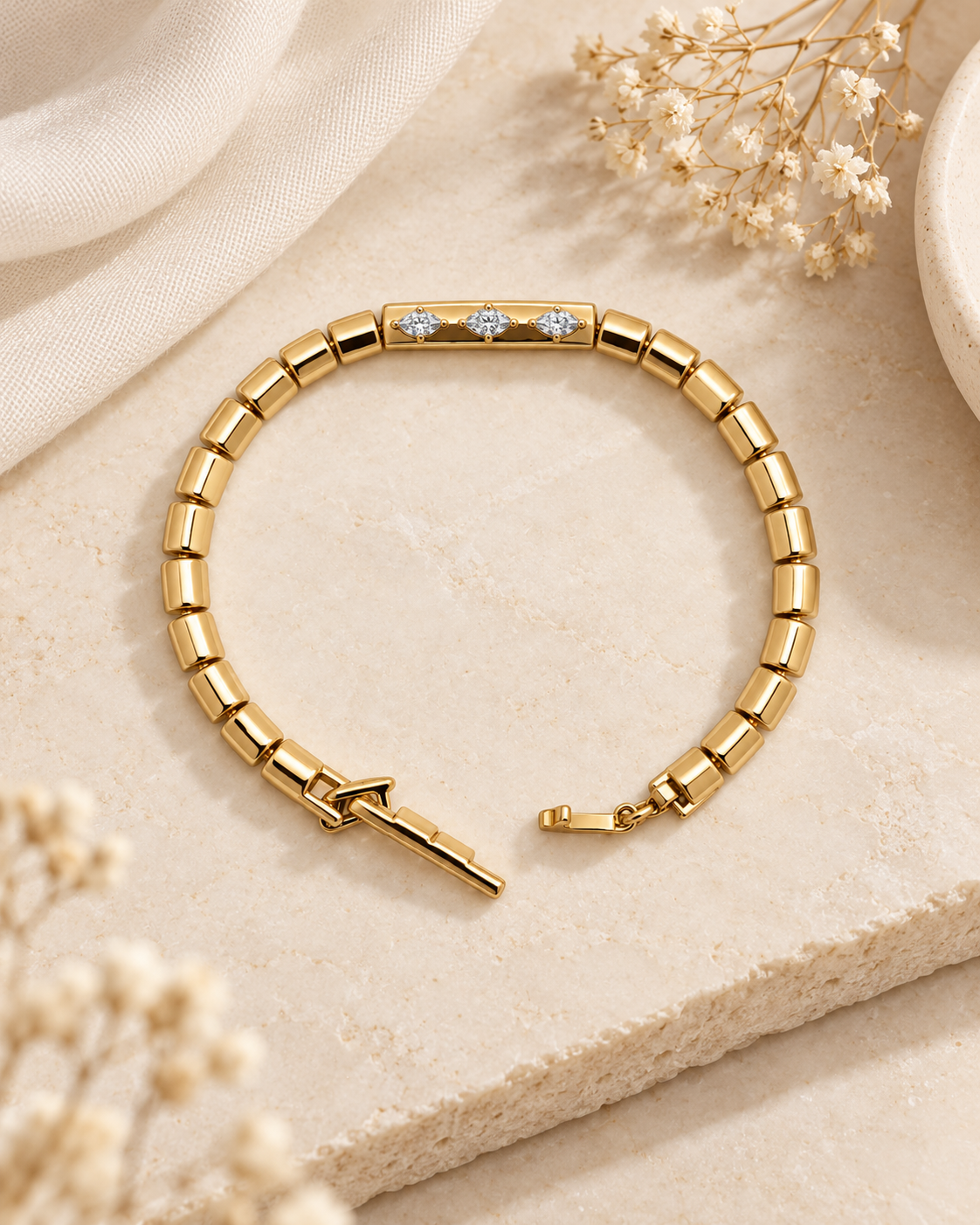 Golden Trio Bracelet