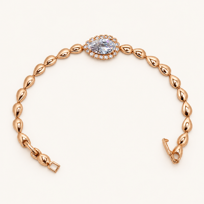Rose Gold Crystal Bracelet