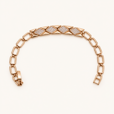 Rose Gold Diamond Glow Bracelet