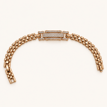 Rose Gold Radiant Bar Bracelet
