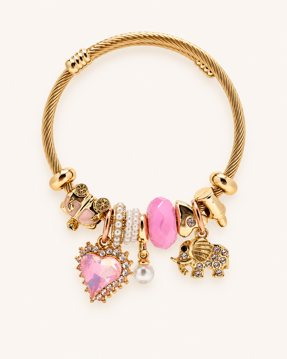 Charm Bangle Bracelet