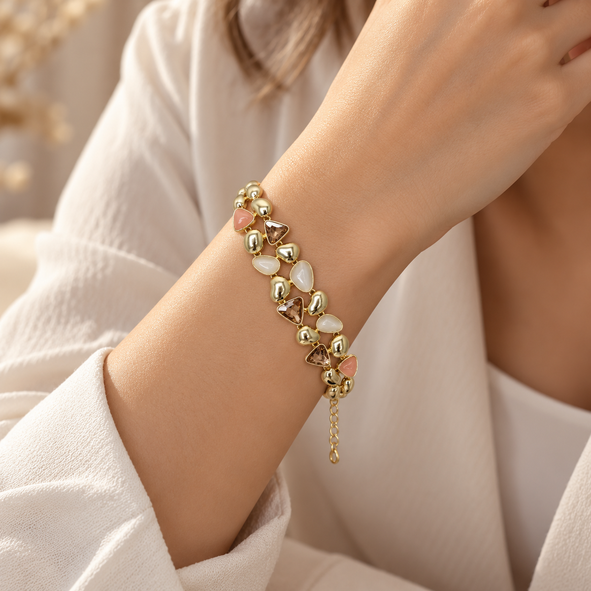 Pastel Mosaic Bracelet