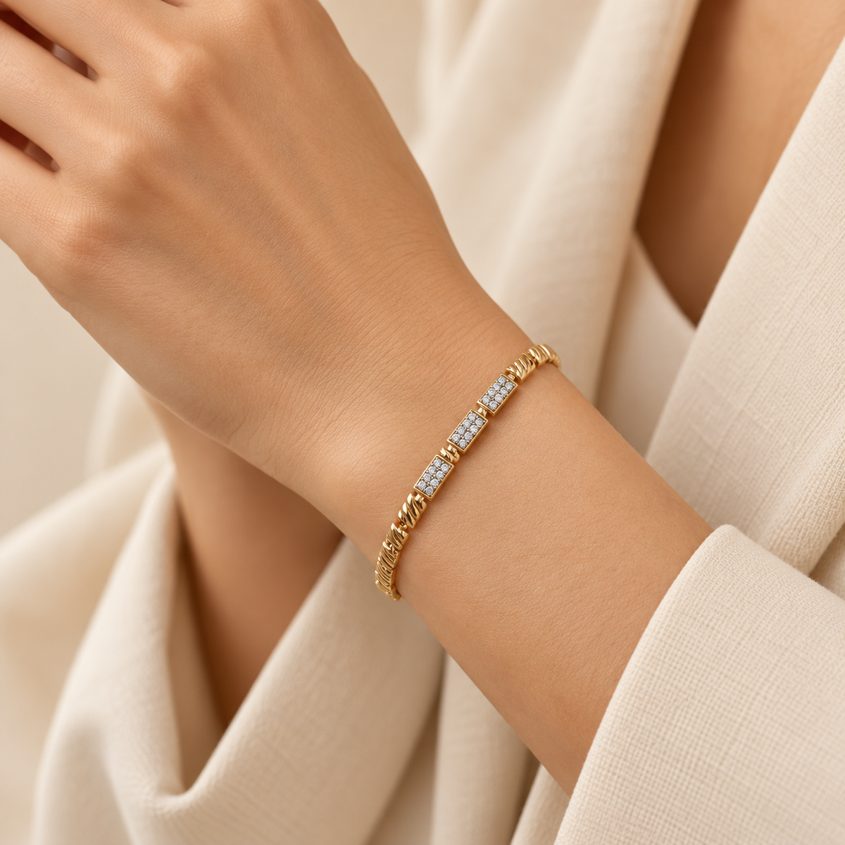 Crystal Link Bracelet