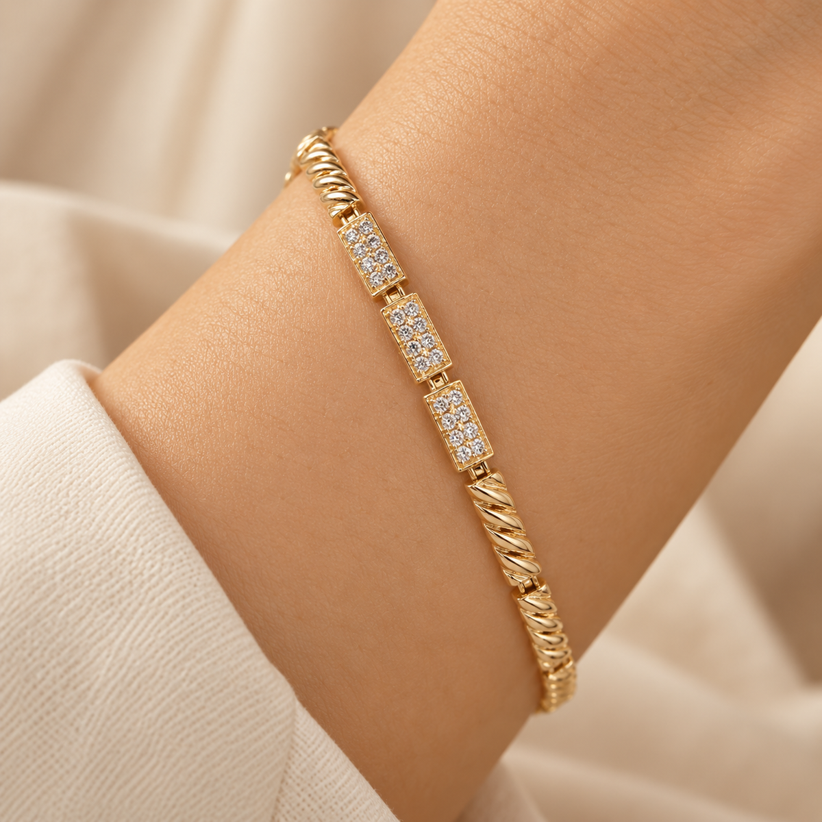 Crystal Link Bracelet