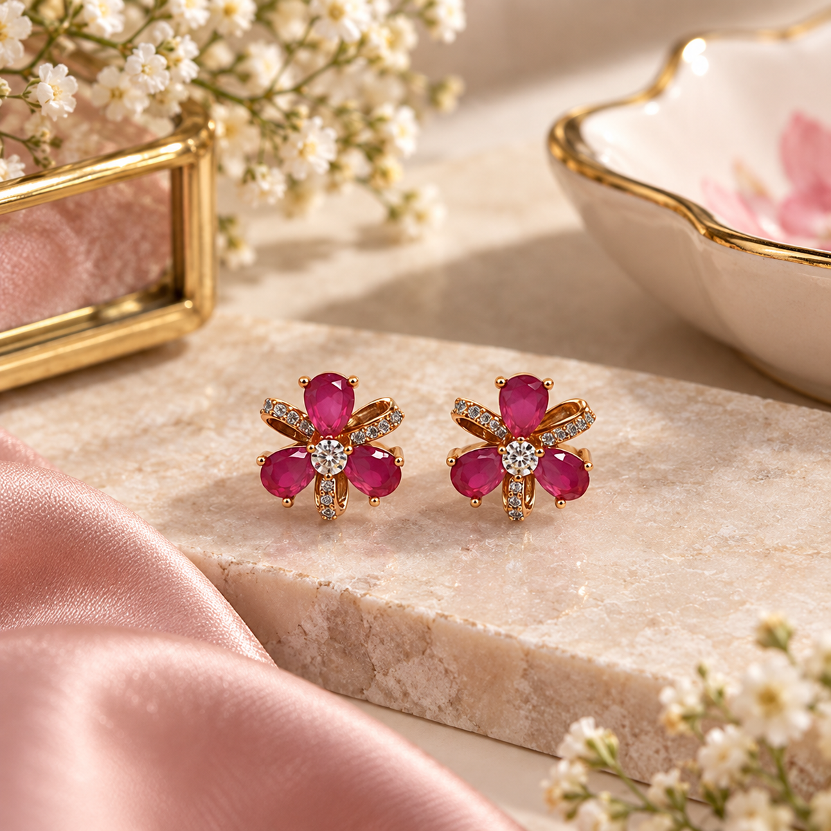 Floral Studs Earring