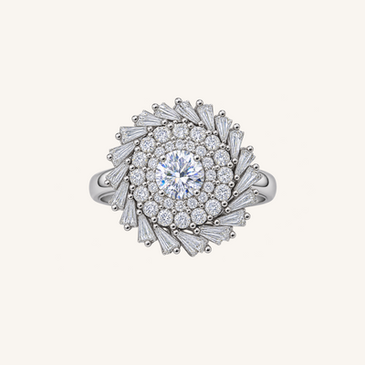 Multi-Tiered Diamond Sunburst