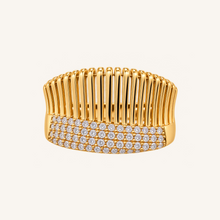 Gold Arched Ribbon Statement