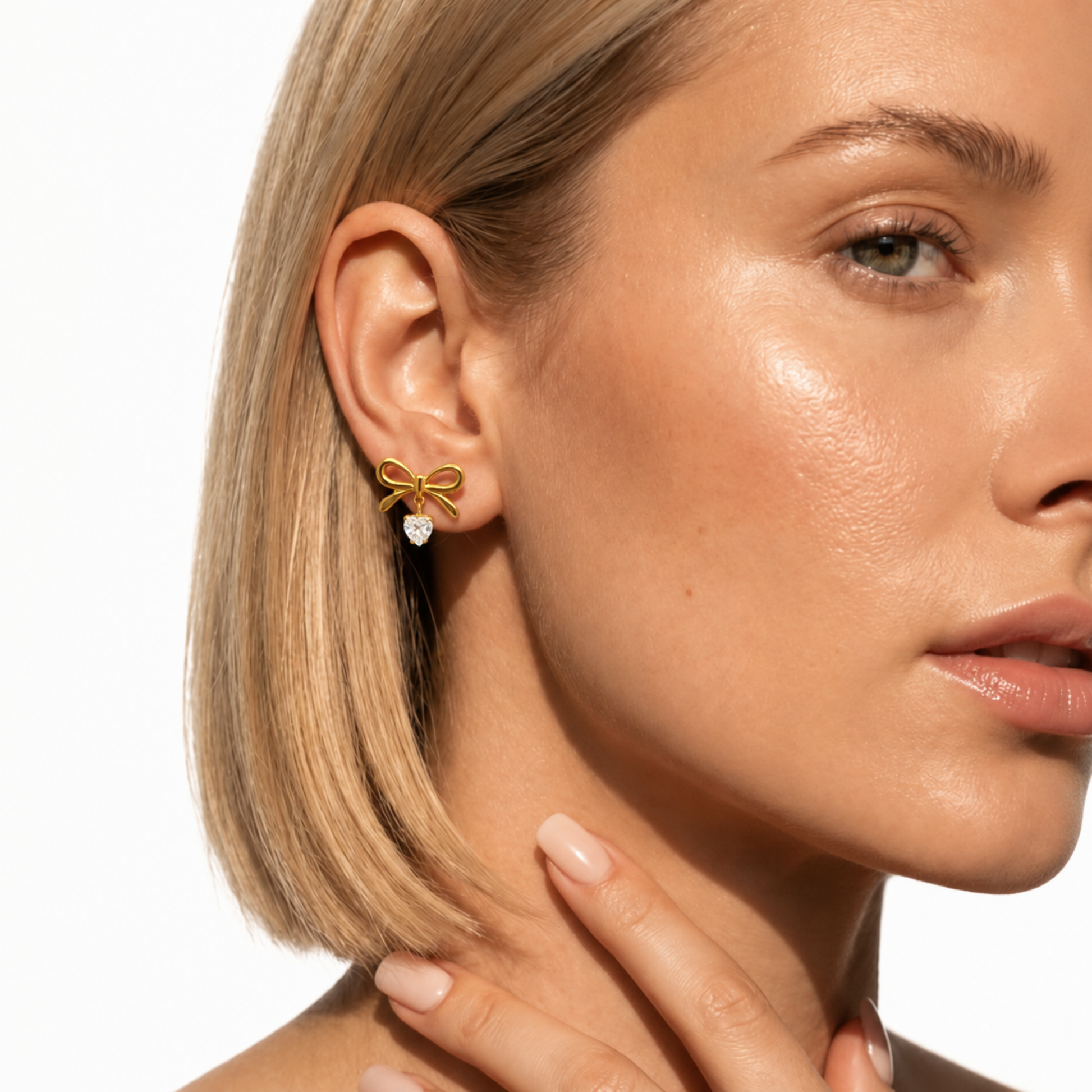 Aurelia Bow Accent Pearl Drop