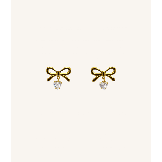 Aurelia Bow Accent Pearl Drop