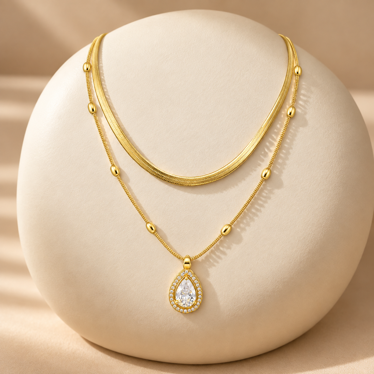 Crystal Drop Necklace